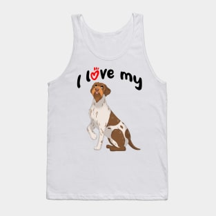 I Love My Wirehaired Pointing Griffon Dog Tank Top